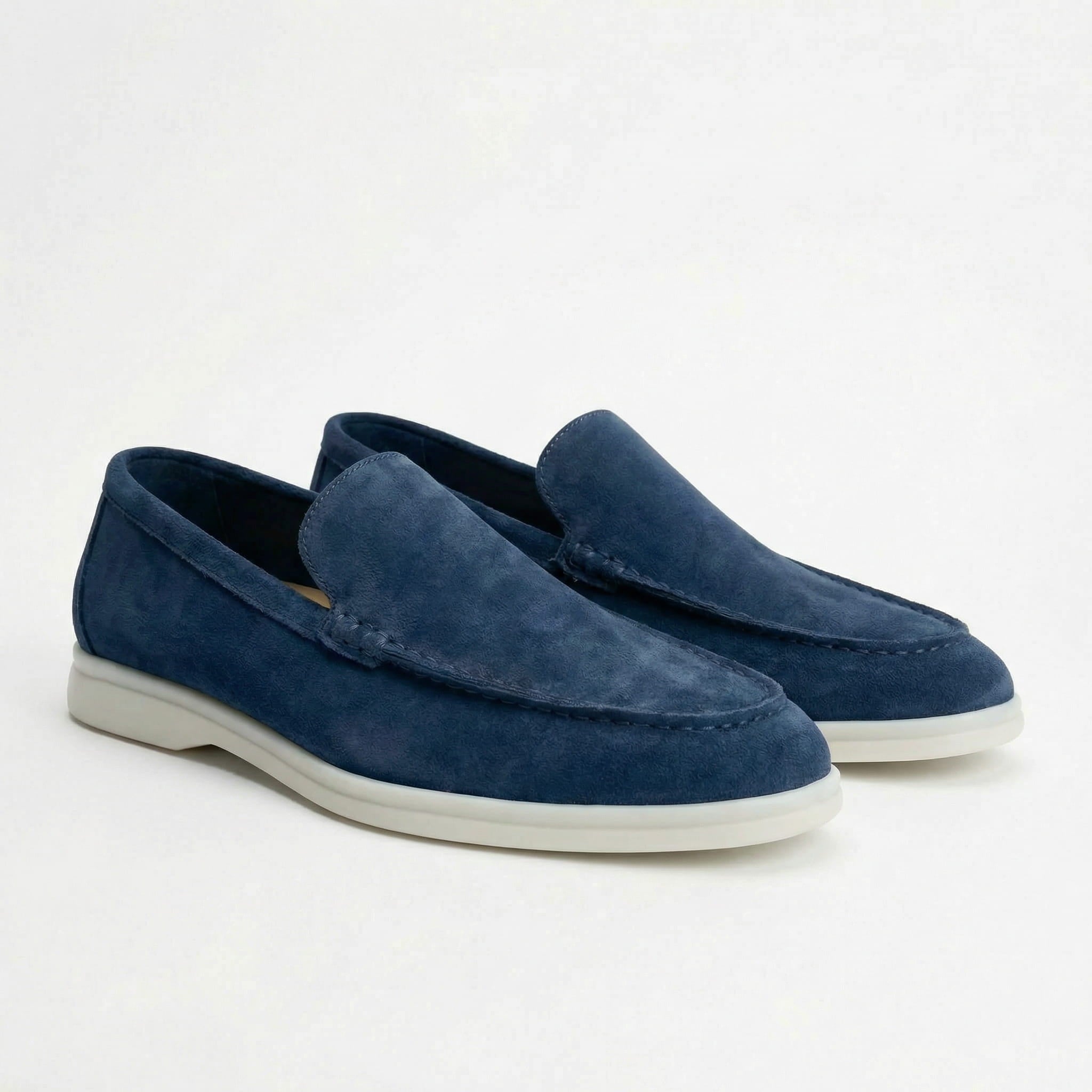 Soft suede slip on loafer, view 20