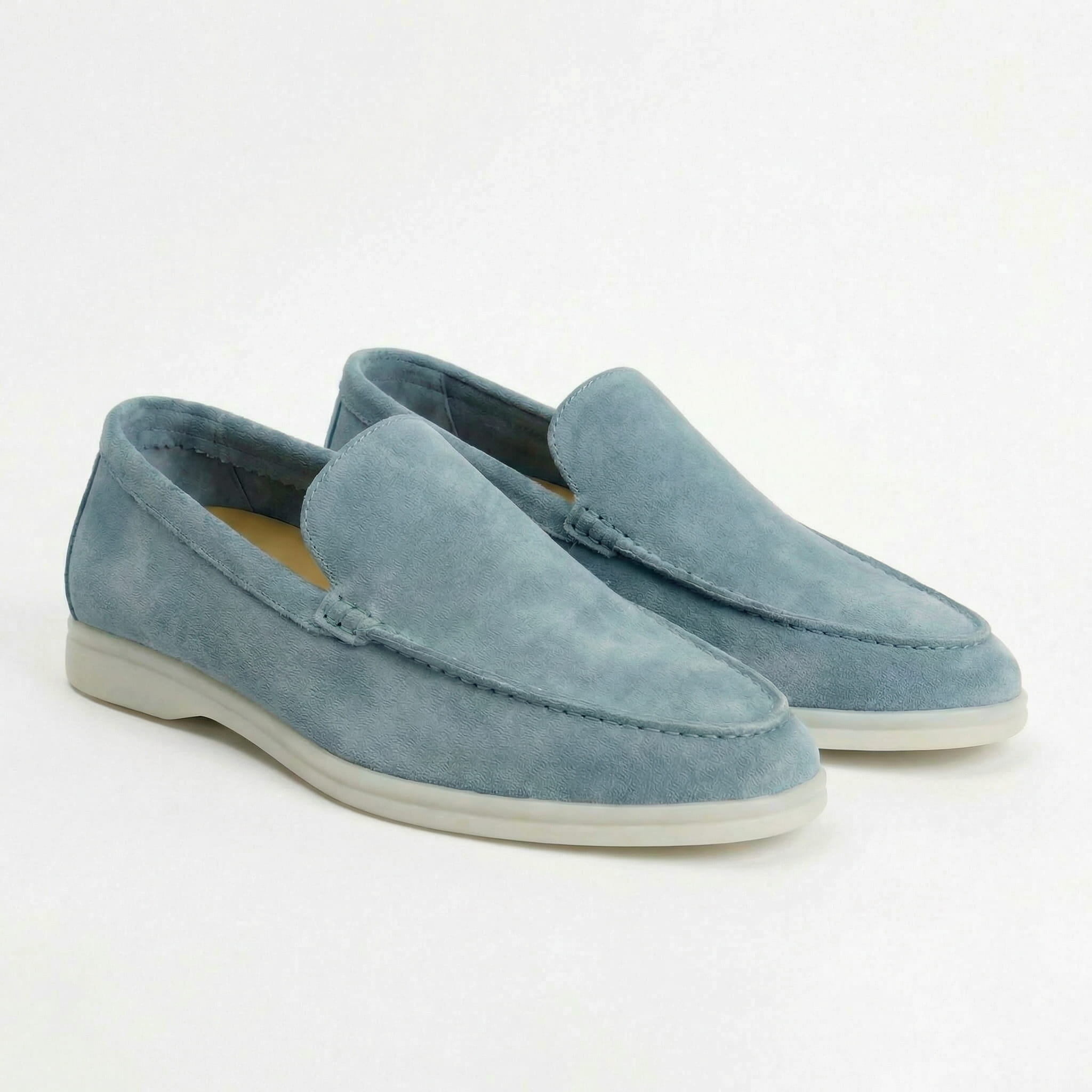Soft suede slip on loafer, view 17