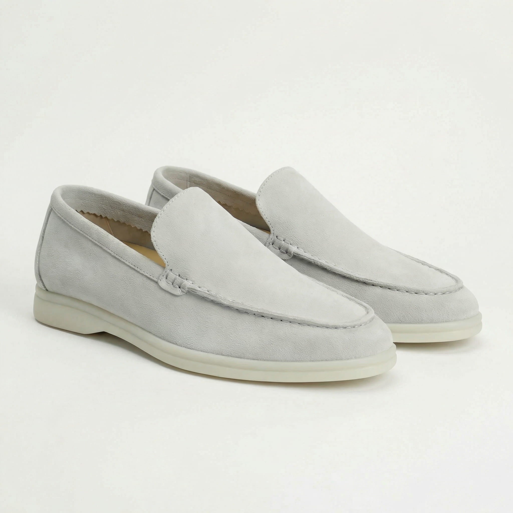 Soft suede slip on loafer, view 14