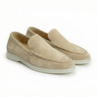 Soft suede slip on loafer, view 9