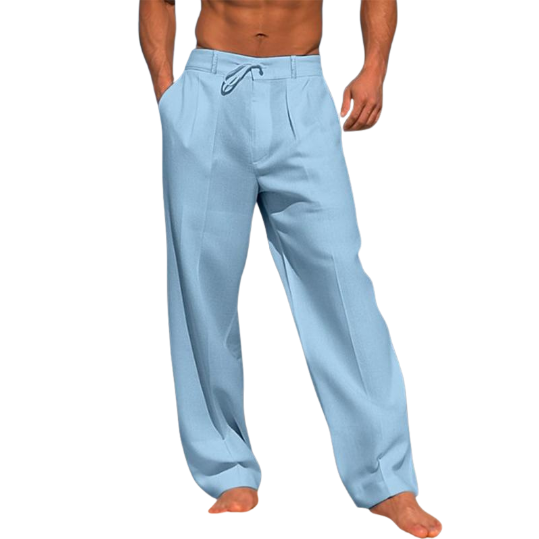 Lightweight wide leg summer pant, view 1
