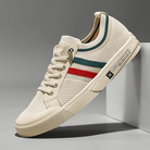 Lightweight breathable mesh lace up sneaker in sandstone