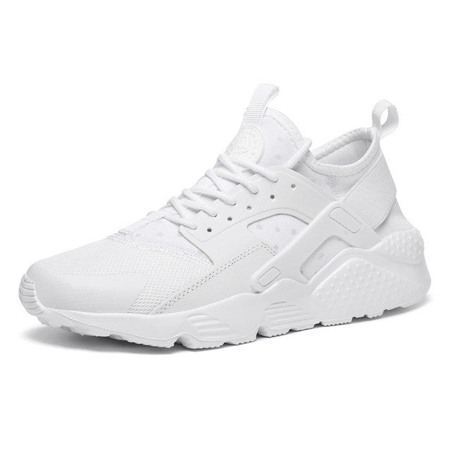 Huarache style mesh summer sneaker in white