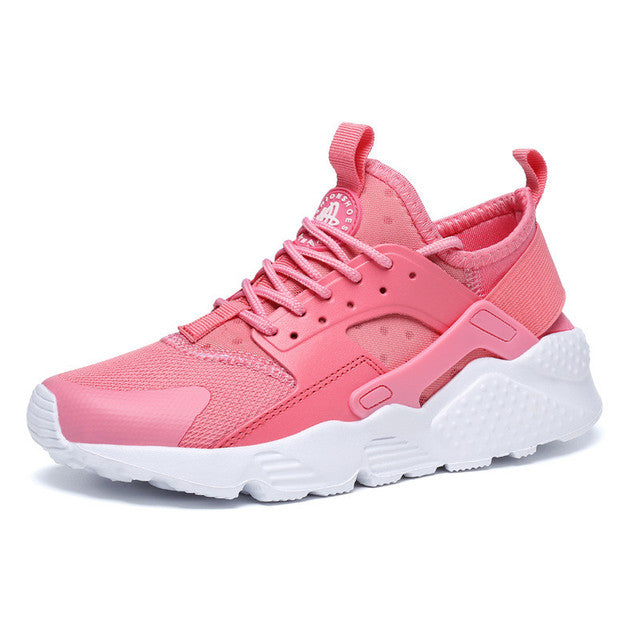 Huarache style mesh summer sneaker in pink