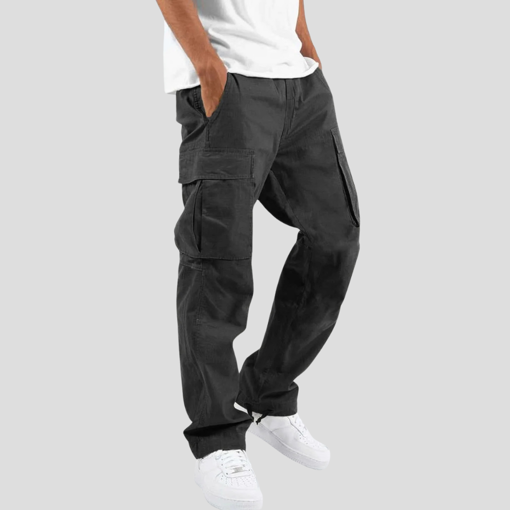 Men's Baggy Multi-Pocket Cargo Pants Tactical Work Pants