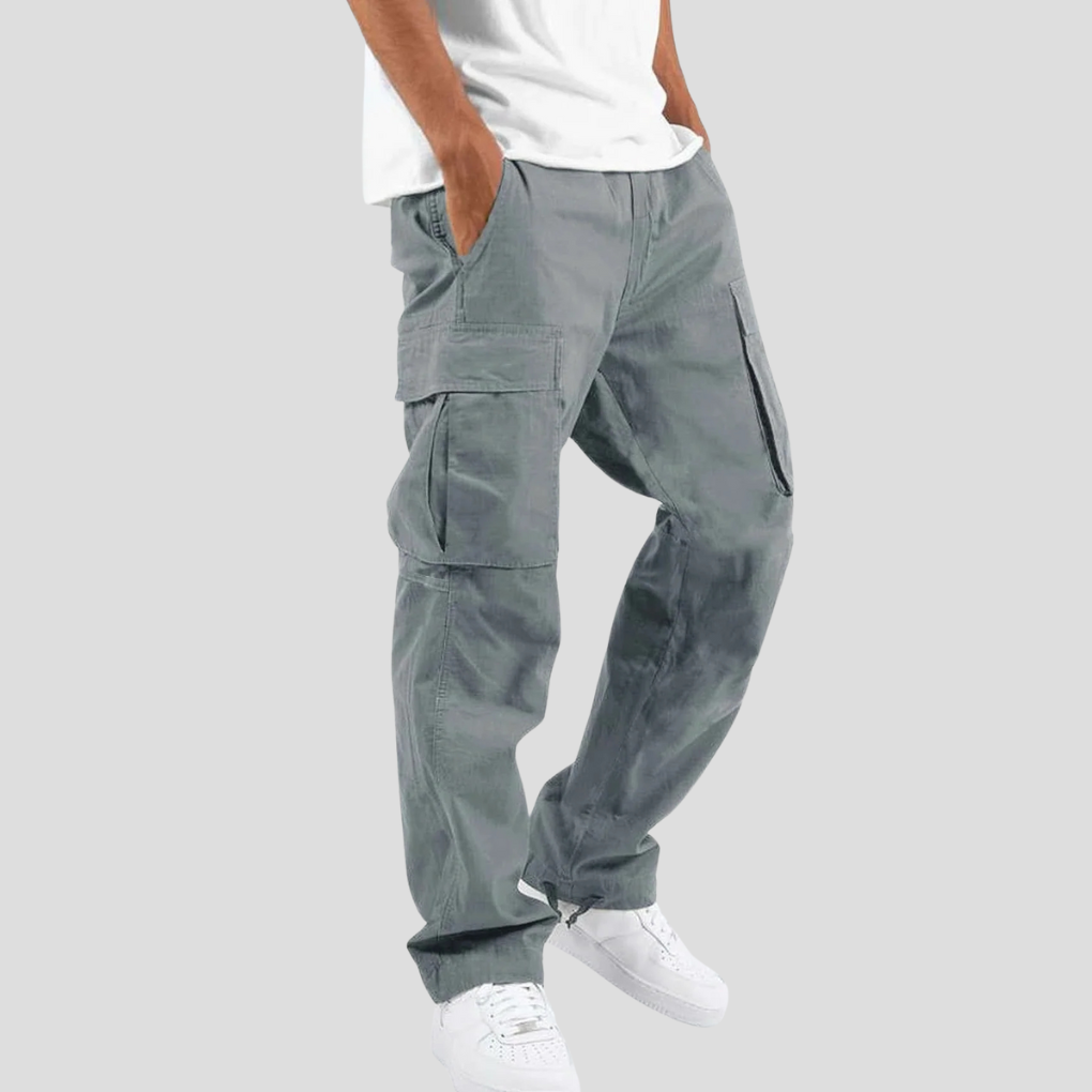 Men's Baggy Multi-Pocket Cargo Pants Tactical Work Pants
