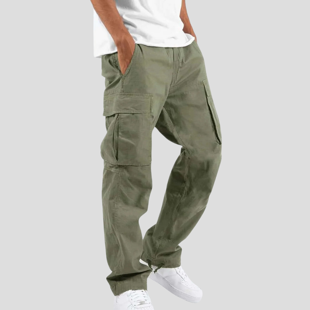Men's Baggy Multi-Pocket Cargo Pants Tactical Work Pants