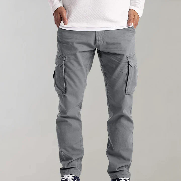 Men's Cargo Pants Straight Leg Multi Pocket