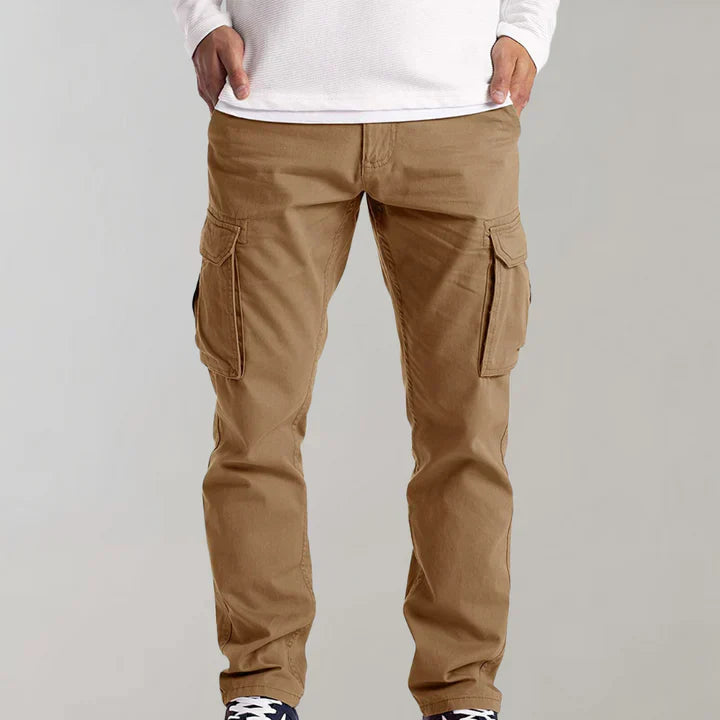 Men's Cargo Pants Straight Leg Multi Pocket