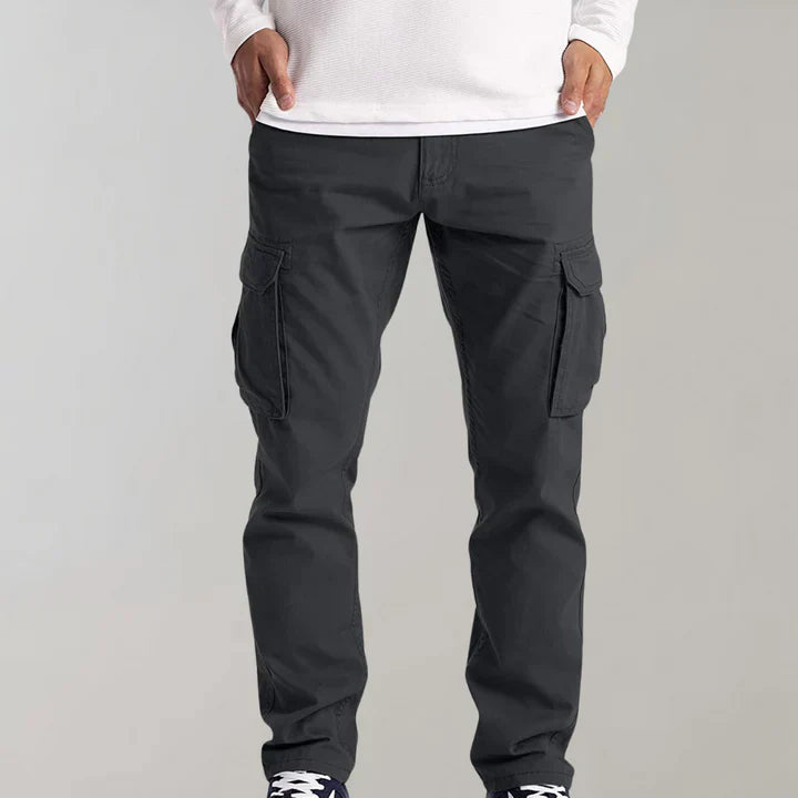 Men's Cargo Pants Straight Leg Multi Pocket