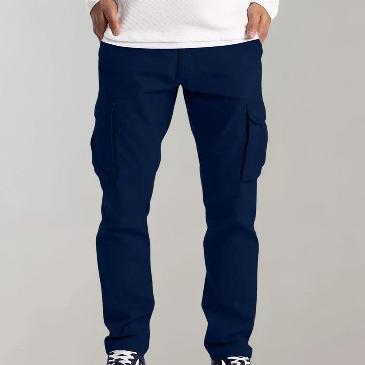 Men's Cargo Pants Straight Leg Multi Pocket