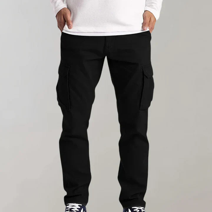 Men's Cargo Pants Straight Leg Multi Pocket