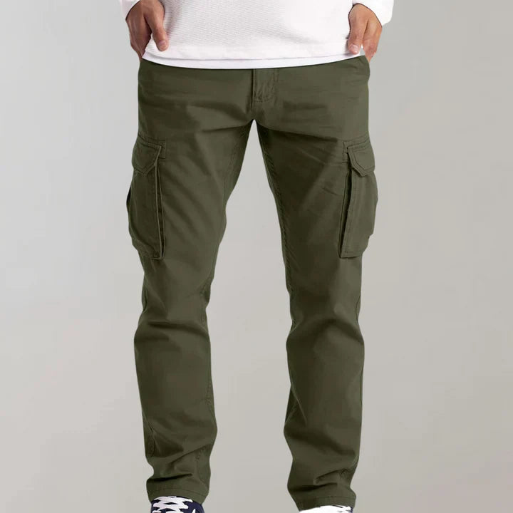 Men's Cargo Pants Straight Leg Multi Pocket