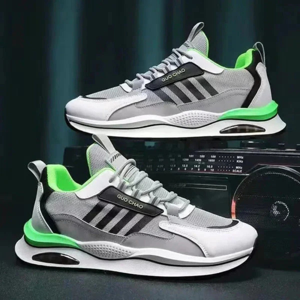 Men's Color Block Chunky Sneakers Retro Runner Dad Shoe