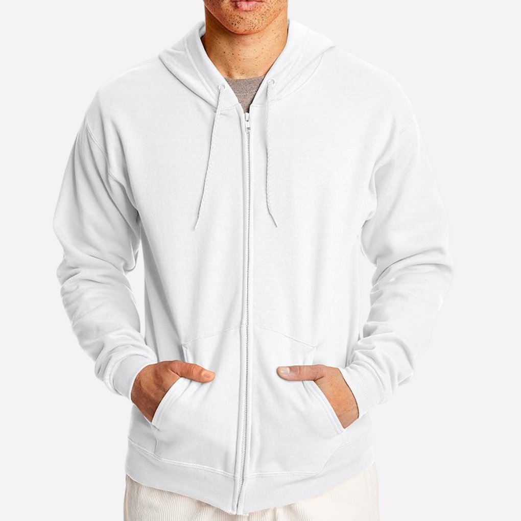 Men's Full-Zip Fleece Hoodie Sweatshirt