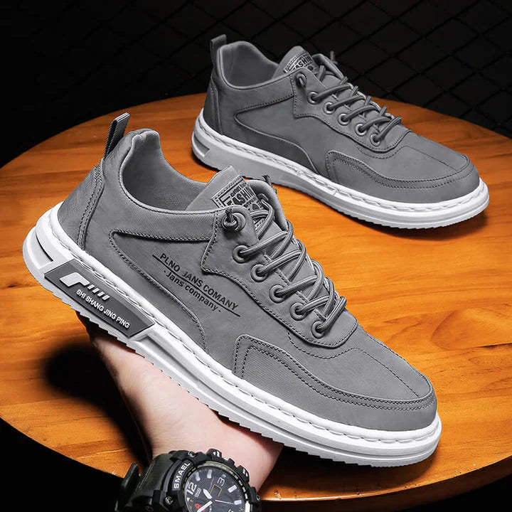 Men's Lace-Up Skate Sneakers Low Top Casual
