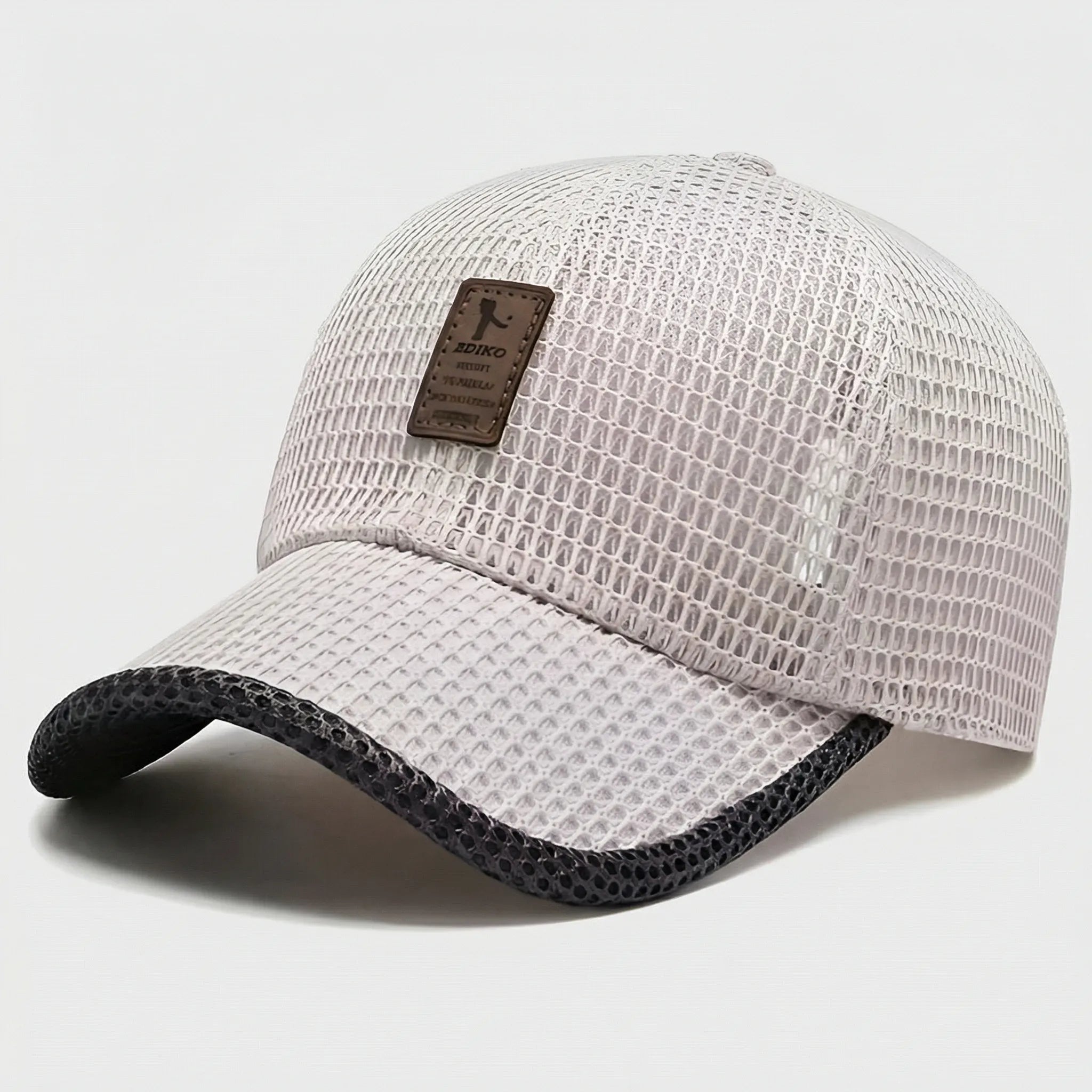 Men's Mesh Baseball Cap with Curved Brim