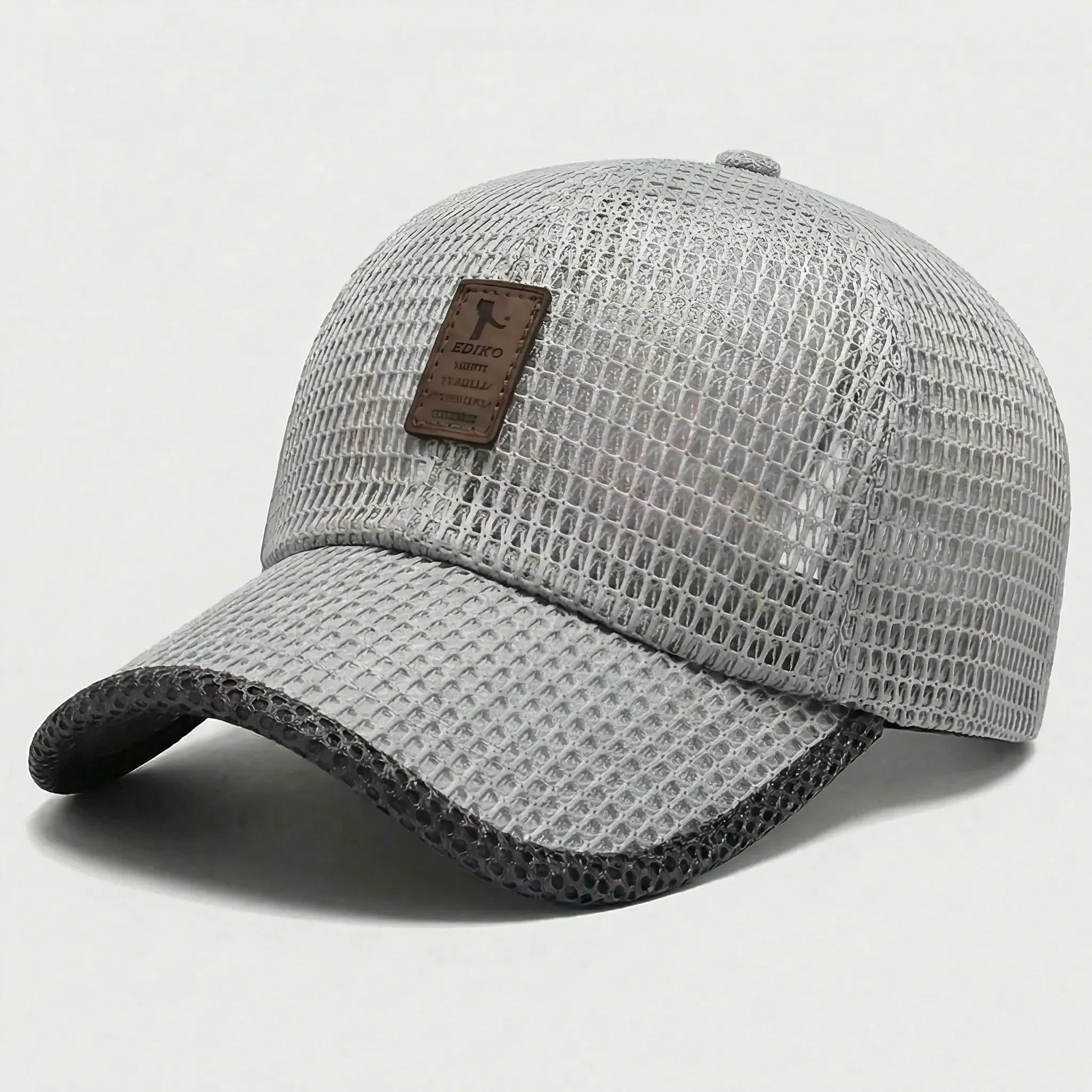 Men's Mesh Baseball Cap with Curved Brim