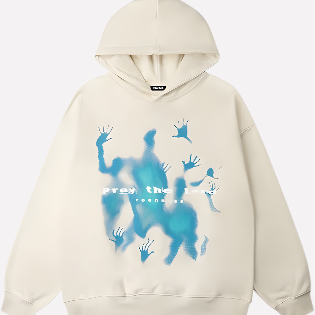 Men's Oversized Graphic Print Hoodie Streetwear
