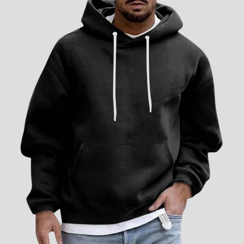 Men's Oversized Pullover Hoodie Drawstring Kangaroo Pocket