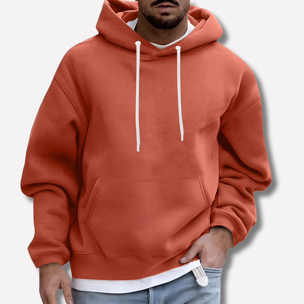 Men's Oversized Pullover Hoodie Drawstring Kangaroo Pocket