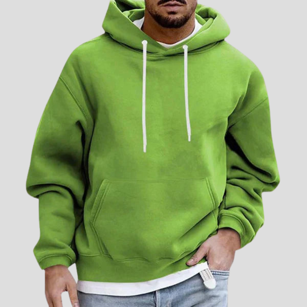 Men's Oversized Pullover Hoodie Drawstring Kangaroo Pocket