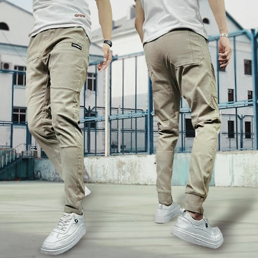 Men's Slim Fit Cargo Pants Tapered Leg