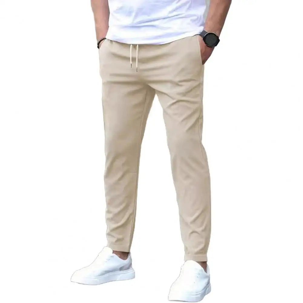 Men's Slim Fit Jogger Pants Drawstring Waist