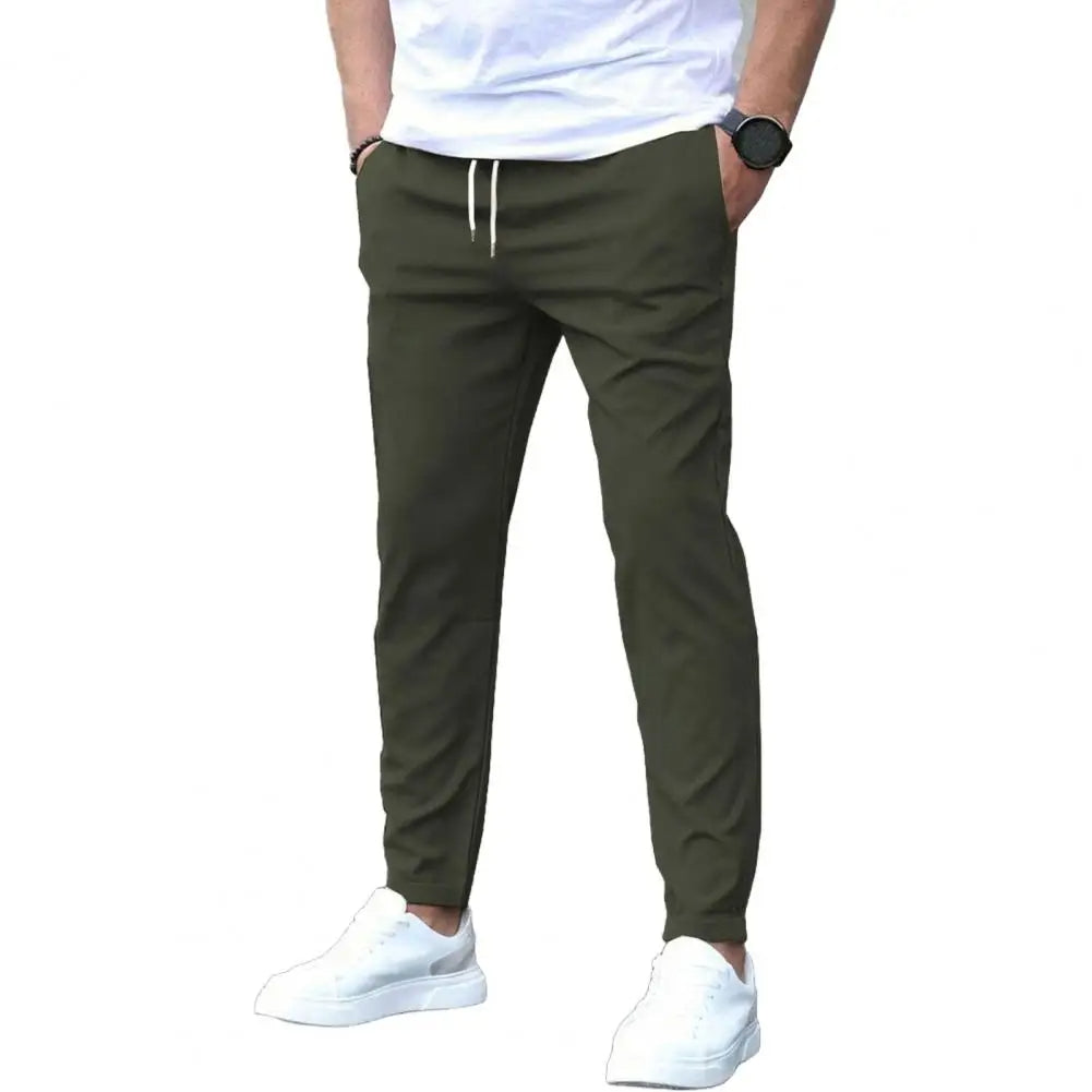 Men's Slim Fit Jogger Pants Drawstring Waist