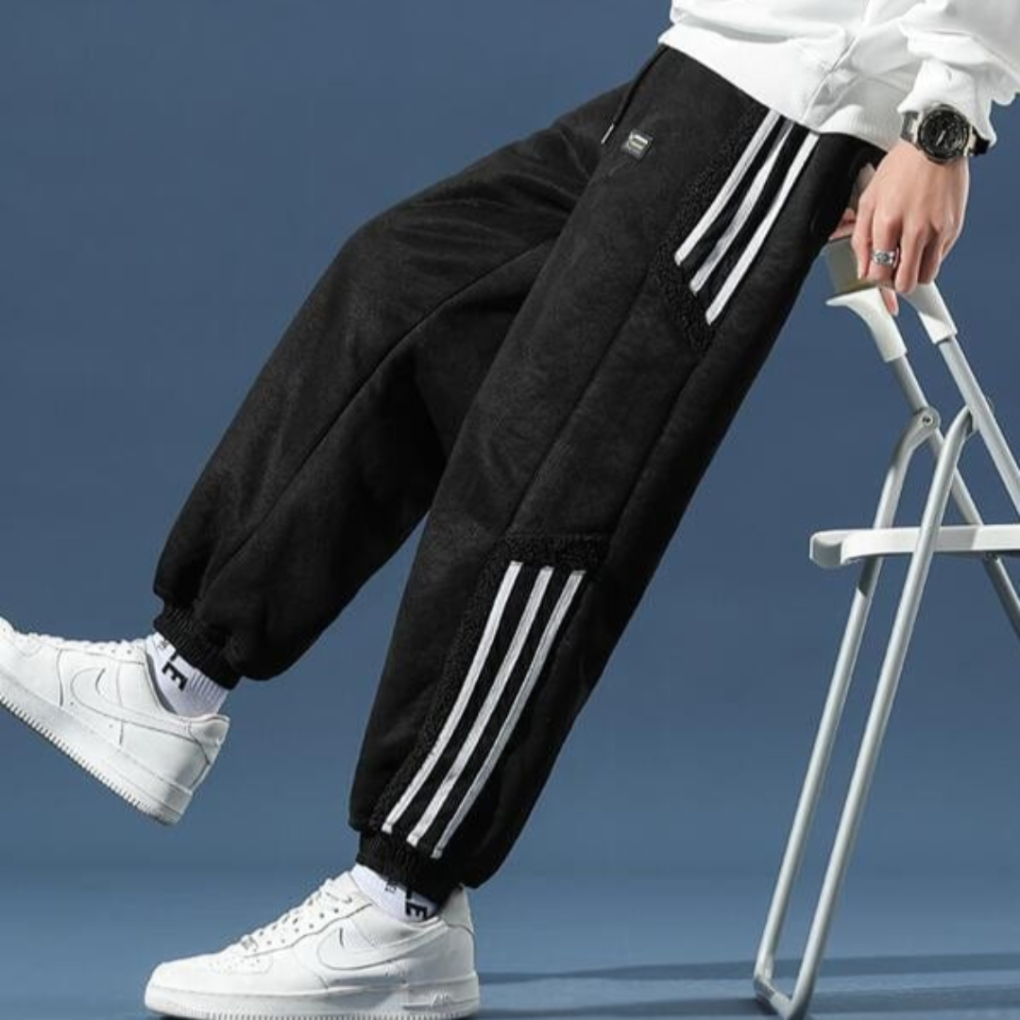 Men's Striped Track Jogger Pants Streetwear