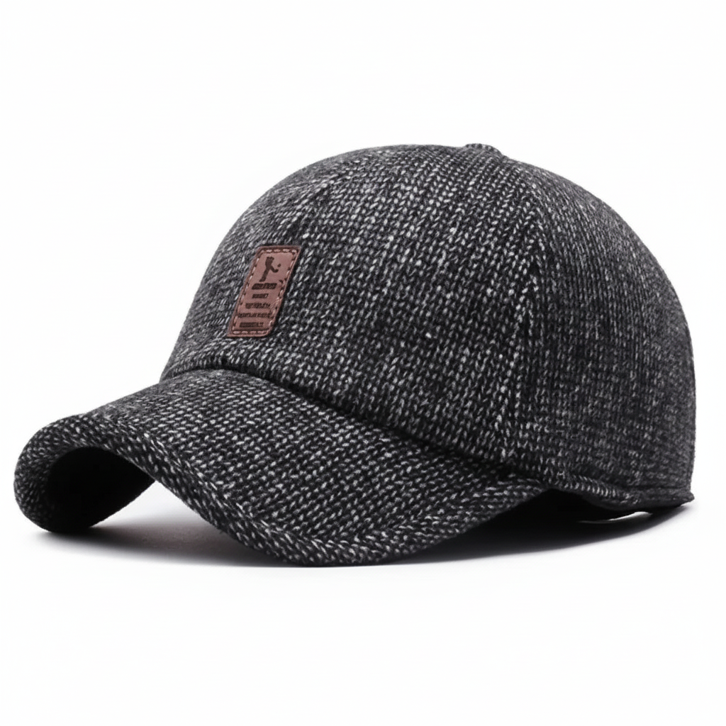 Men's Wool Blend Baseball Cap Patch Logo