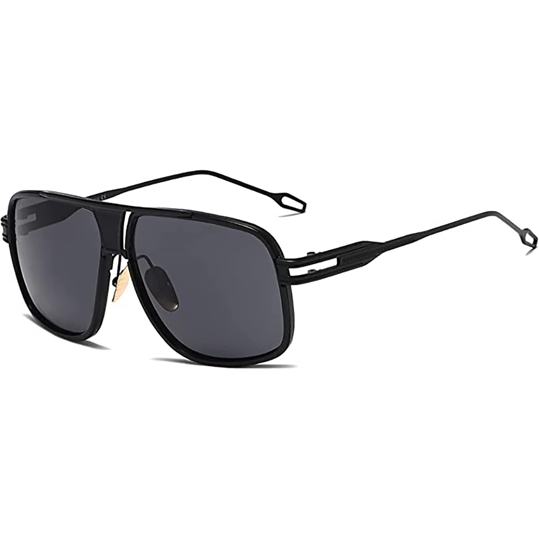 Men's Square Aviator Sunglasses