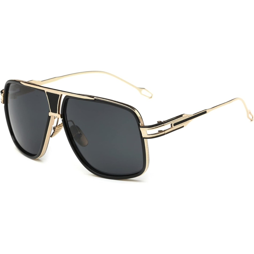 Men's Square Aviator Sunglasses