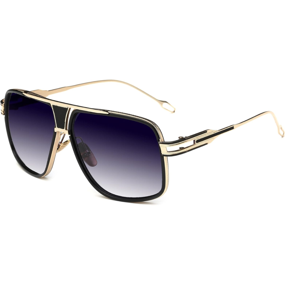 Men's Square Aviator Sunglasses