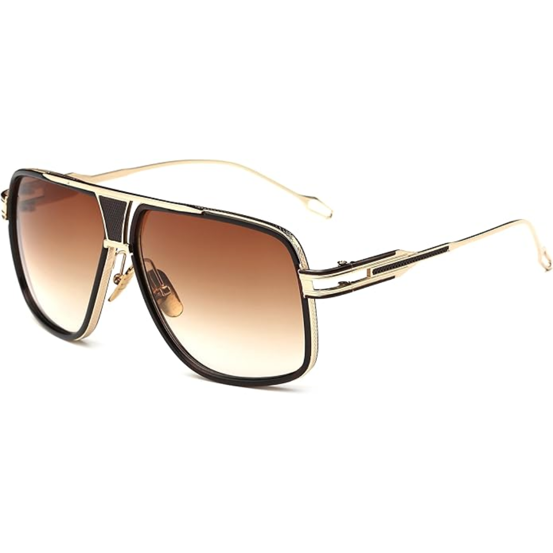 Men's Square Aviator Sunglasses