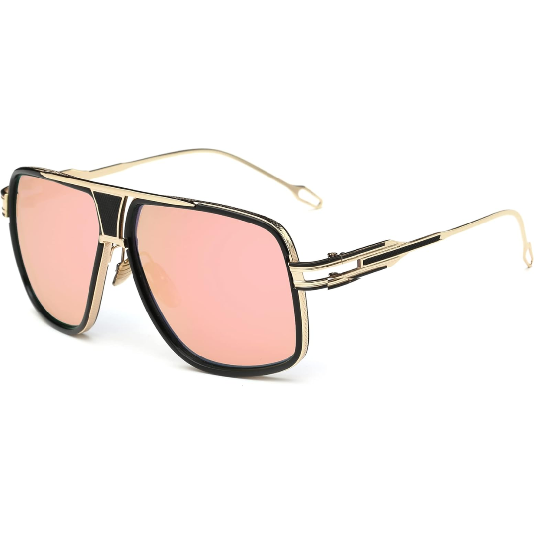 Men's Square Aviator Sunglasses