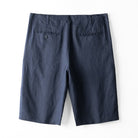 Relaxed tailored pre washed linen short, view 2