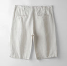 Relaxed tailored pre washed linen short, view 7