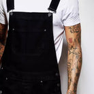 Modern fit adjustable strap denim overall, view 4