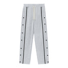 Snap button relaxed sporty jogging pant, view 7