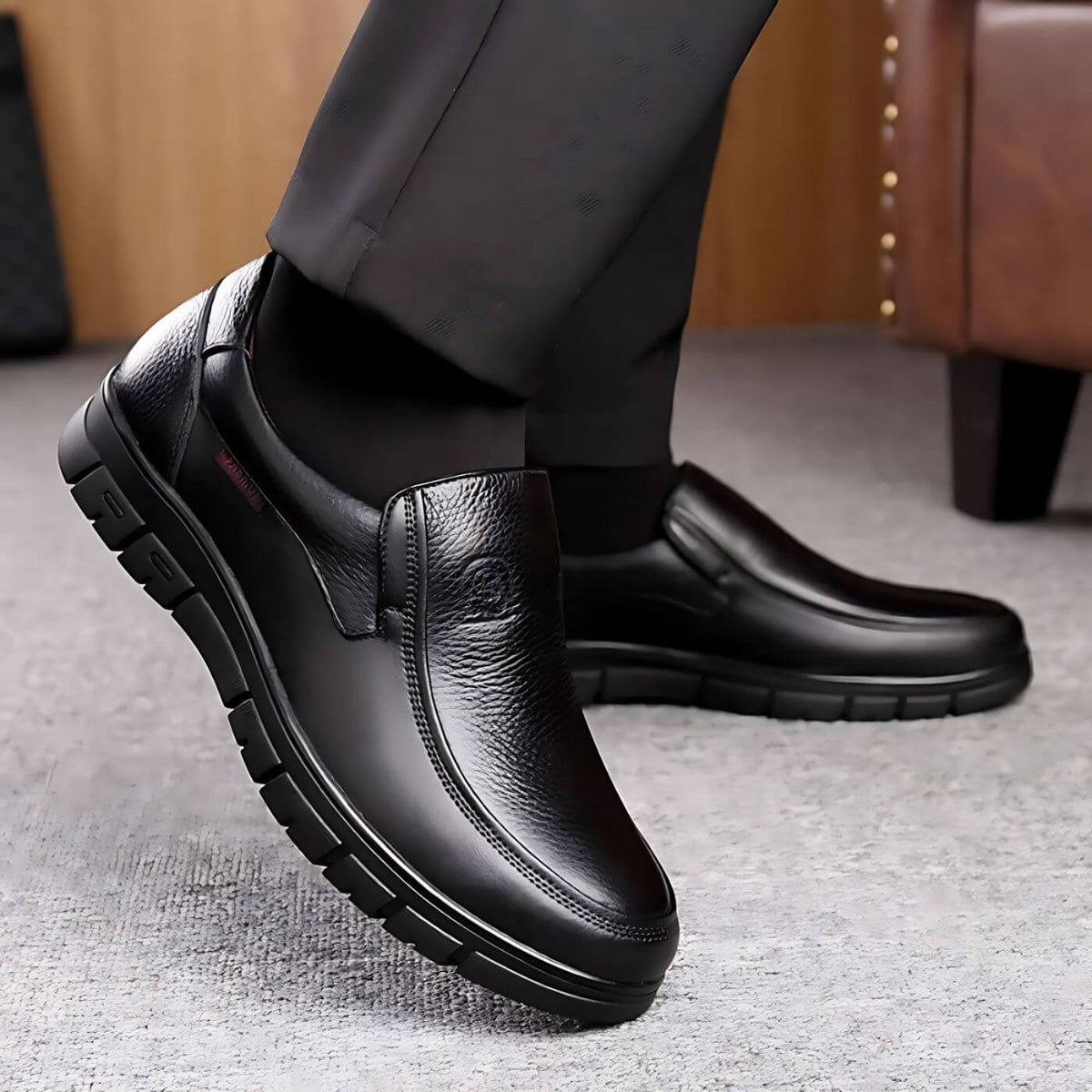 Fall Slip On Orthopedic Style Walking Loafers for Men