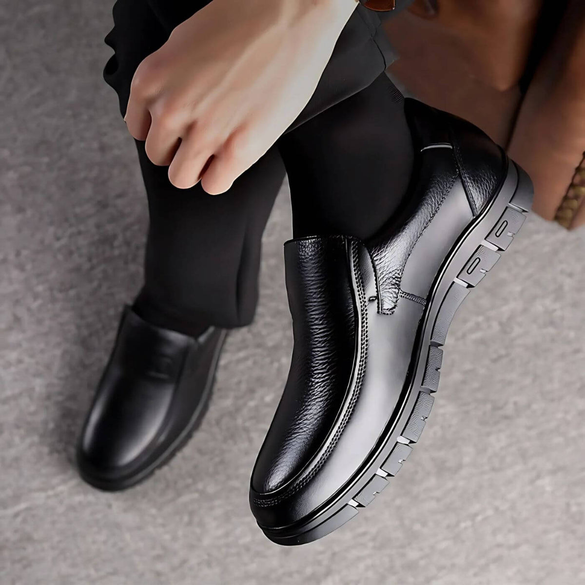 Fall Slip On Orthopedic Style Walking Loafers for Men