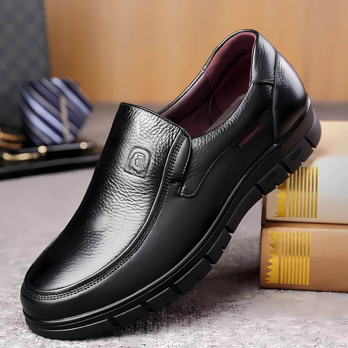 Fall Slip On Orthopedic Style Walking Loafers for Men