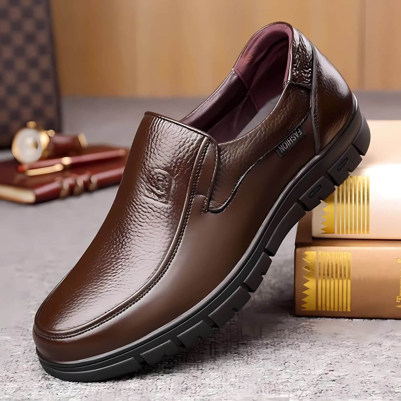 Fall Slip On Orthopedic Style Walking Loafers for Men