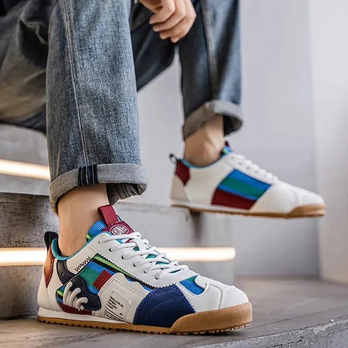 Trail influenced low top utility sneaker, view 4