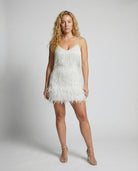 Sequin spaghetti strap cocktail party dress, view 2