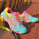 Featherlight breathable sports shoe in pink