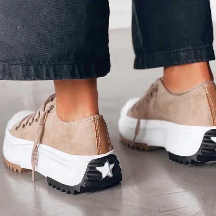 Elevated sole chunky platform sneaker, view 2