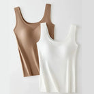 Seamless built in bra sleeveless tank top, view 5