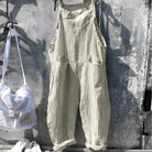 Vintage adjustable strap overall with pockets in green